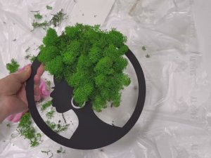 Видеоурок по созданию панно с эпоксидной смолой "Африканка"