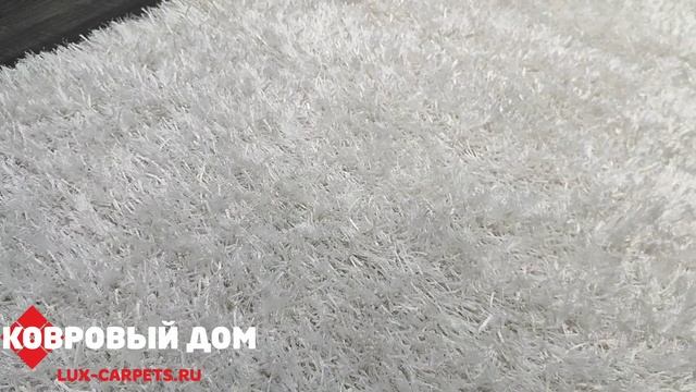 Ковер шаги шегги Indien Shaggy Speyder White 1,4х2 м смотреть онлайн