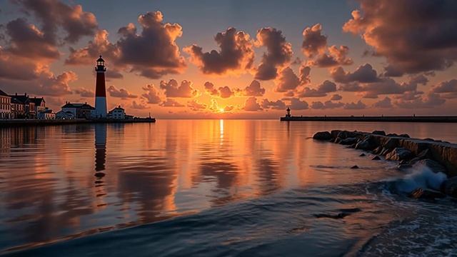 Deep Chillout Sunset ｜ Perfect Music for Focused Work & Relaxation by the Lighthouse