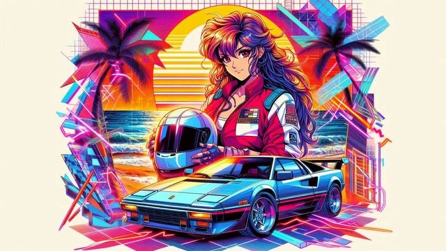 Summer Racer - Synthwave Song-(1080p30)