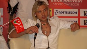 Пётр Елфимов - Ария Винни Пуха (Eurovision Press conference, Москва, 2009 г.)