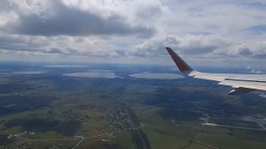 Взлёт Airbus320 из аэропорта г. Челябинск