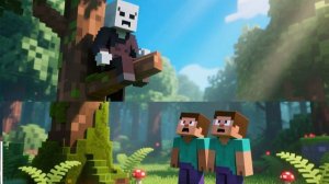 ВЫЖИВАЮ В ХОРРОР МОДЕ С САНЕЙ В МАЙНКРАФТ