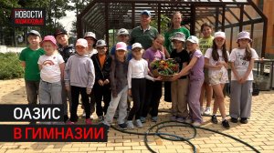 В Балашихе ученики создали огород при гимназии