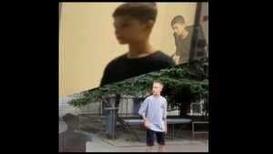 в чёрном костюме