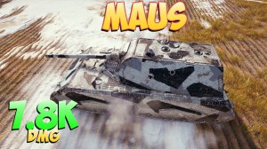 Maus • Стена на гусеницах! - 5 Фрагов 7.8K Урона • Мир Танков
