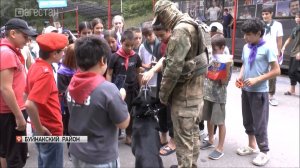 Махачкалинские военнослужащие посетили детский лагерь «Терменлик»