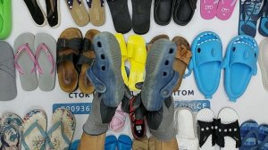 38739 Пляжная обувь, 1пак, pantofole estive, секонд (extra) оптом