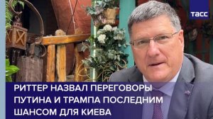 Риттер назвал переговоры Путина и Трампа последним шансом для Киева