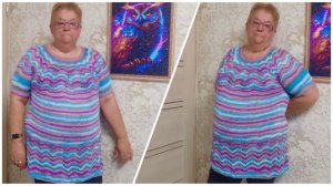 Готова футболка Павлинье перо - Обзор - Примерка