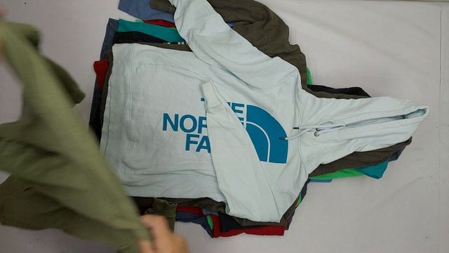North face толстовки м/ж секонд оптом 15 пак