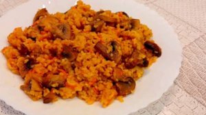 Вкусный Рис с Грибами // Плов с Грибами //