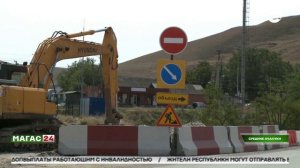 В селении Средние Ачалуки реконструируют мост через реку Ачалучка