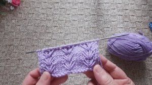 Замечательный узор для шапок, снудов, шарфов и не только..