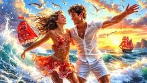 Песня  "КОРАЛЛОВЫЙ ЗАКАТ". Поэт Ковалев С.Е., исп. Группа "НИЛ", ком. В.Романов.