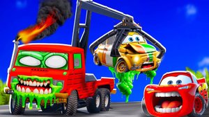 ⭐🤖МОЛНИЯМАКВИН ПРОТИВ ПОГРУЗЧИКА КРУТЫЕ ПРИКЛЮЧЕНИЯ МАШИНОК И ЕГО ДРУЗЕЙ ⭐🤖МУЛЬТФИЛЬМ