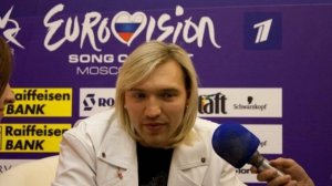 Пётр Елфимов - Eurovision Press conference (Москва, 2009 г.)