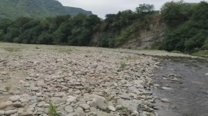 Реки горыДагестана, путешествия по горам Табасарана, шум реки и ветра