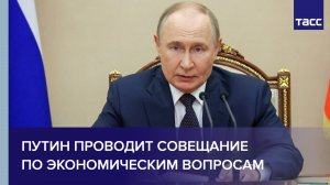 Путин проводит совещание по экономическим вопросам