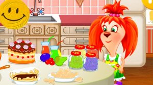 Барбоскины: Готовка Еды .Кулинарная школа Лизы. Обучающая игра.