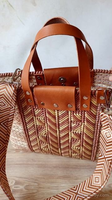 Сумка плетеная. Ручная работа смотреть онлайн