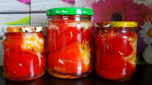 РЕЦЕПТ ПРОСТО НАХОДКА! ПОВЕРЬТЕ ЭТО ВКУСНО! ФАРШИРОВАННЫЙ ПЕРЕЦ НА ЗИМУ ОВОЩАМИ С КАПУСТОЙ!!!