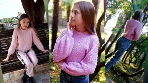 ✨️Джемпер"СТИЛЬ" спицами ✨️Мастер класс ✨️