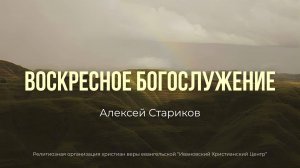 Алексей Стариков. Воскресное богослужение