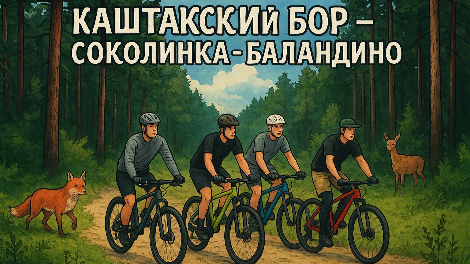 Каштакский бор - Соколинка - Баландино (Велопокатушка) смотреть онлайн