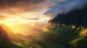 Рассвет в горах