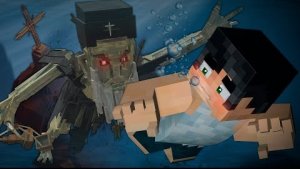 ЛЕГЕНДА О СВЯЩЕННИКЕ - Страшилки Minecraft