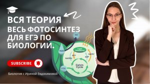 Вся теория по ФОТОСИНТЕЗУ для ЕГЭ 2026 | Биология с Ириной Евдокимовой