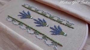 Вышиваем лаванду Malina_Gm