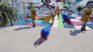 КРАСОЧНЫЕ занимательные МУЛЬТИКИ для малышей. Яркие разноцветные КОРОВЫ бегают и прыгают.