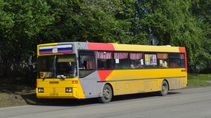 Автобус Mercedes-Benz O405 (АО 879 22). Покатушки по Барнаулу. / Ride on the Mercedes-Benz O405 bus
