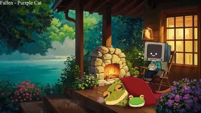 inner peace on rainy days calm your anxiety relaxing music chill lo-fi hip hop beats смотреть онлайн