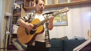 Луч солнца золотого (Серенада трубадура) на гитаре