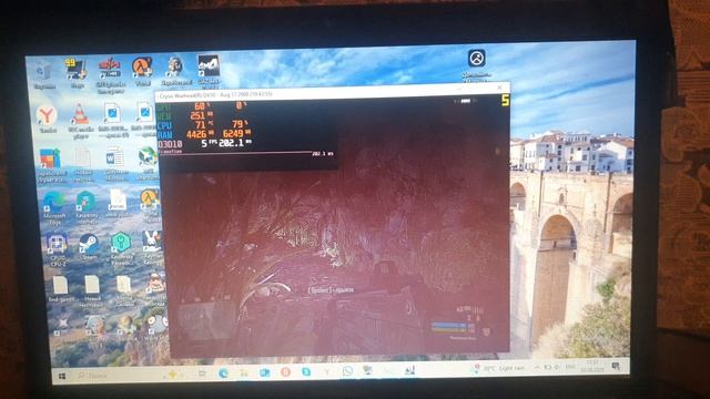 Crysis Warhead - тест G580 P960b 6gb Ddr3 Hd 4000 378mb
