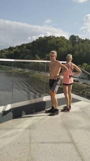 Новая набережная в Коломенском