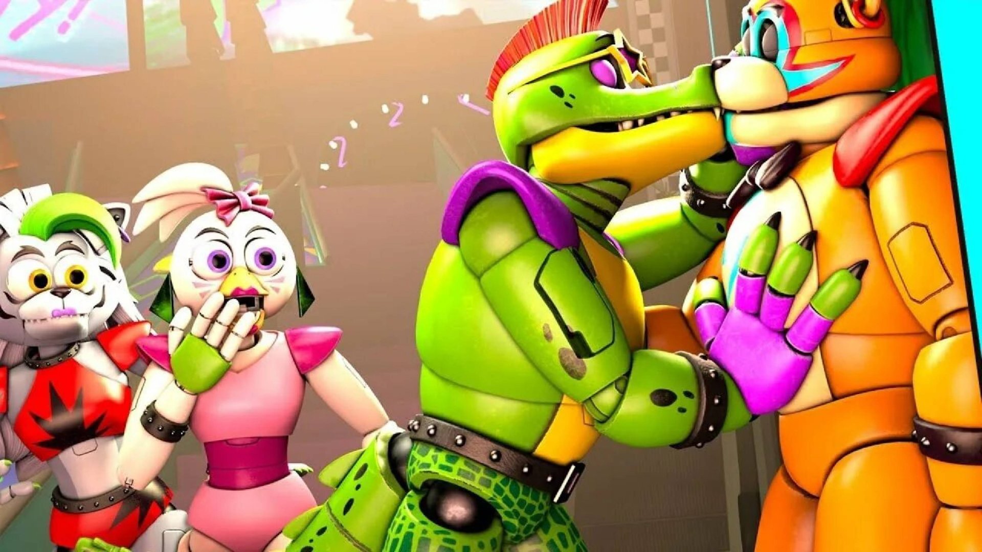 NEW FNAF SECURITY BREACH Try Not To Laugh Animations смотреть онлайн