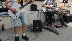 КИНО (ЦОЙ) "Спокойная ночь" кавер в две гитары. Усиление Yamaha Stagepas 200BTR