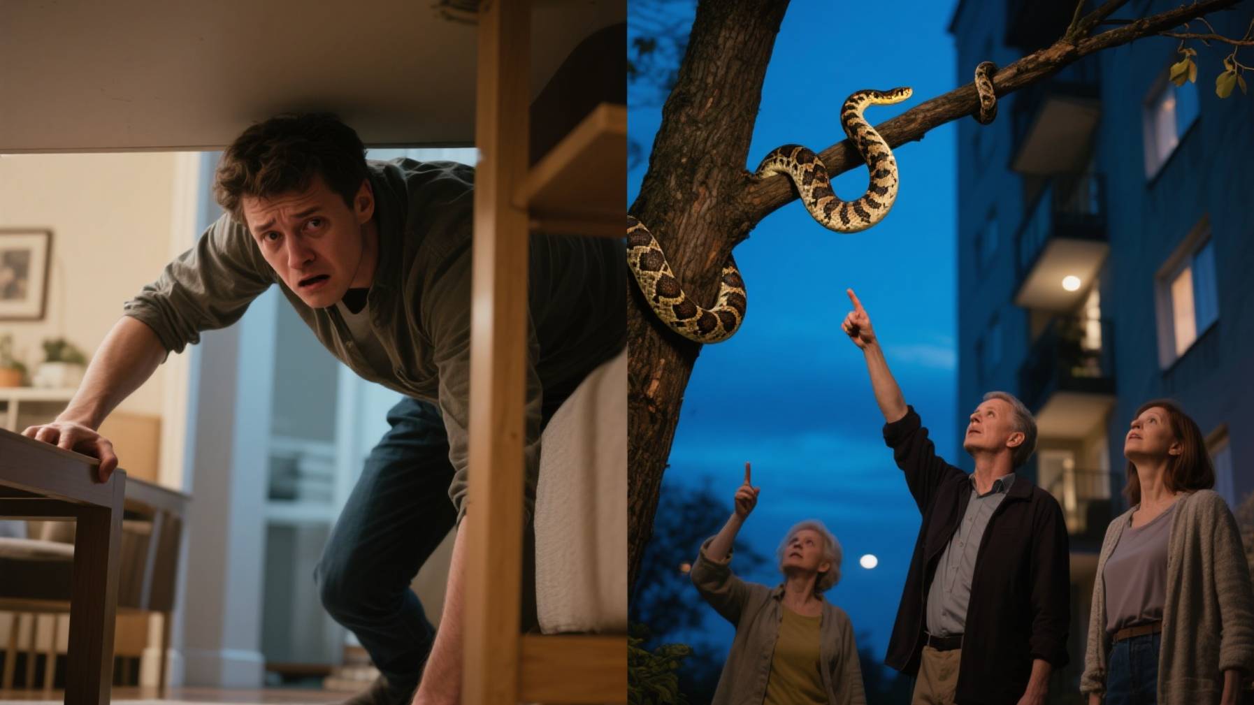 Спасательные службы извлекли домашнюю змею с дерева в Москве смотреть онлайн