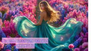 ГАРМОНИЗАЦИЯ ЧАКРЫ АНАХАТА / ЛЮБОВЬ, ПРИНЯТИЕ, ГАРМОНИЯ, БЛИЗОСТЬ С ЛЮБИМЫМ