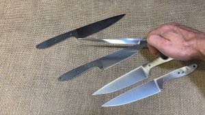 Заготовки клинки кухонных ножей VG-10