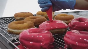 Американские пончики ручной работы с начинками