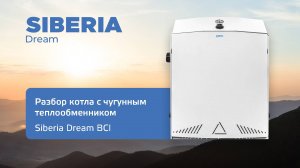 Разбор котла с чугунным теплообменником Siberia Dream BCI
