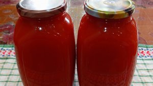 Готовим очень вкусный томатный сок без соковыжималки. Легко и просто.