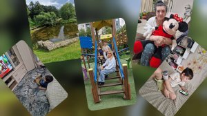 Из больницы гулять в Аршинский парк,  Царицыно.  У племянников свои дела)