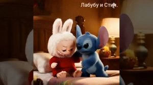 Лабубу и Стич.