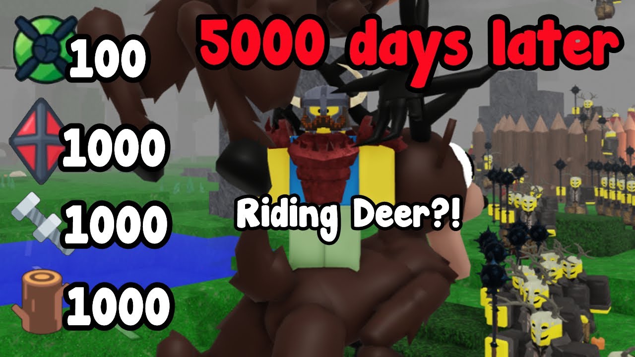 Surviving 5000 Days Solo And This Happened In 99 Nights in the Forest Roblox! смотреть онлайн